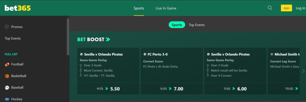 Superaumento de Bet365