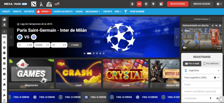 Casa de apuestas megapari bet365 melbet